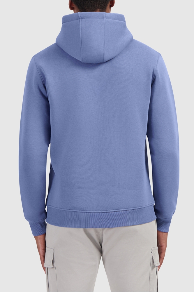Ballin blauwe heren sweater | Model achteraanzicht