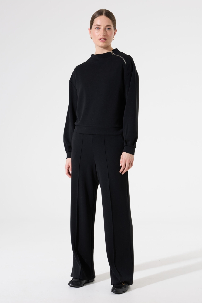 Garcia zwarte dames sweater | Model