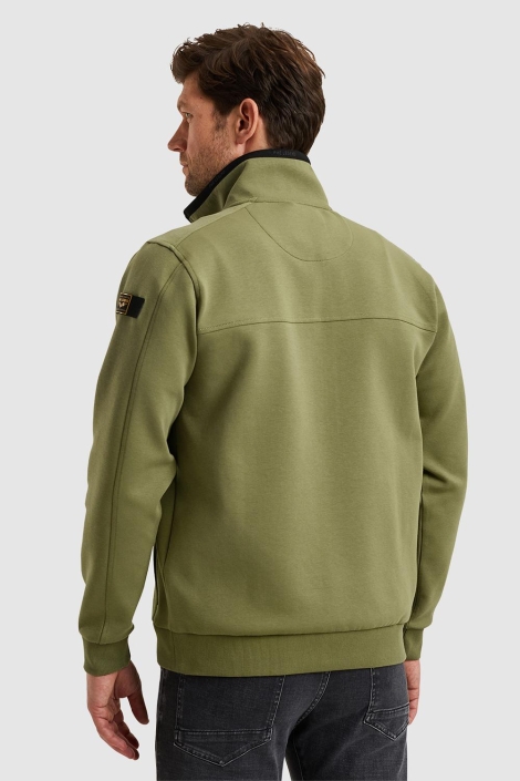 PME legend groene heren vest | Model achteraanzicht
