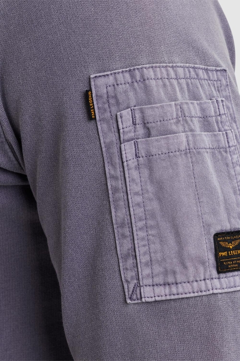 PME legend paarse heren sweater | Unique Selling Point