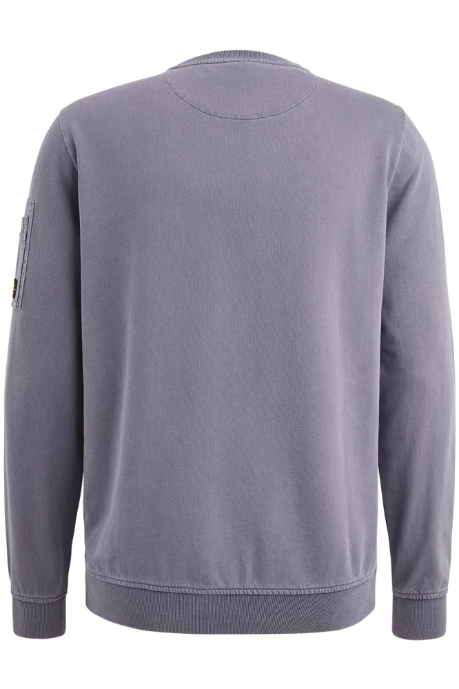 PME legend paarse heren sweater | Achteraanzicht