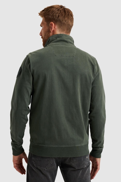 PME legend groene heren vest | Model achteraanzicht