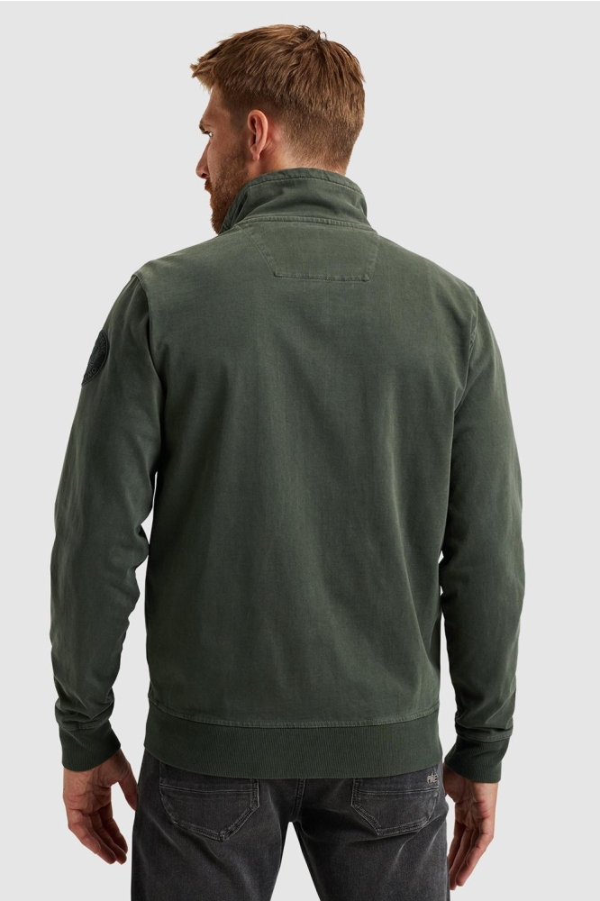 PME legend groene heren vest | Model achteraanzicht
