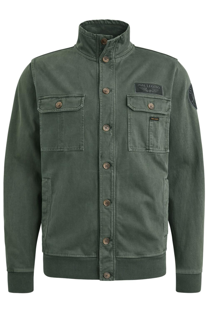 PME legend groene heren vest | Vooraanzicht