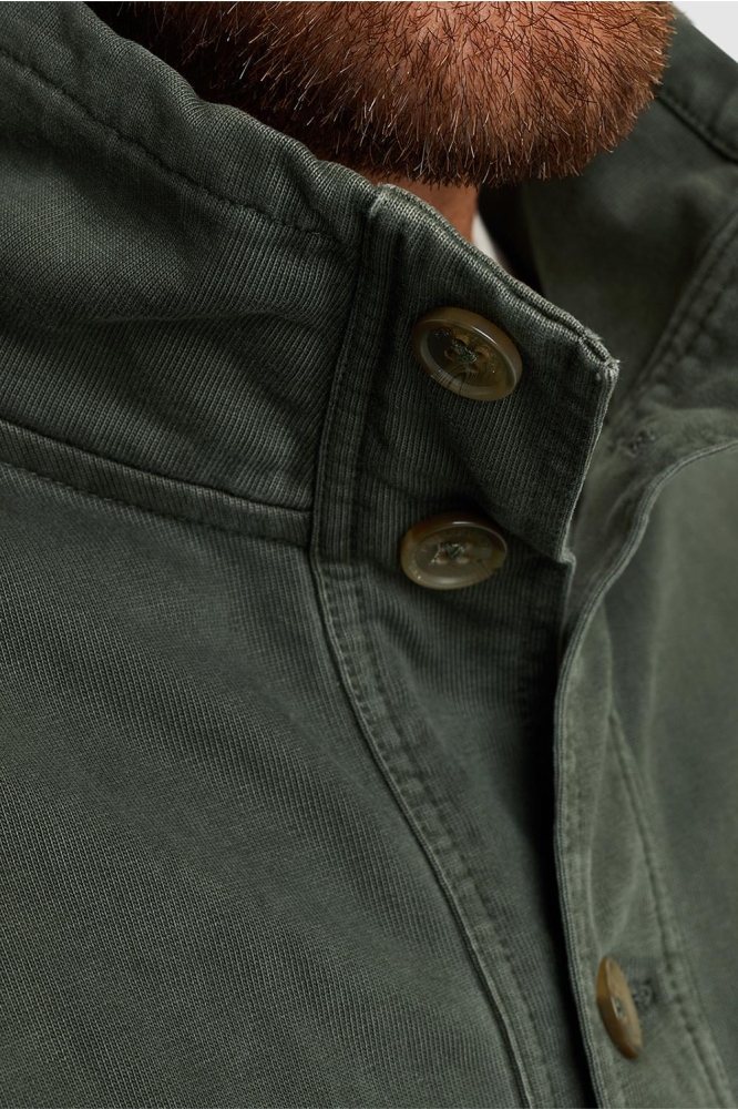 PME legend groene heren vest | Close up