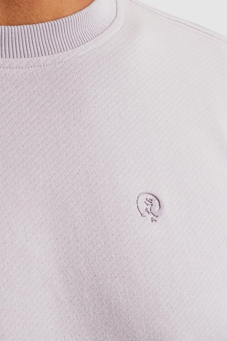 Cast Iron paarse heren sweater | Kleurstaal