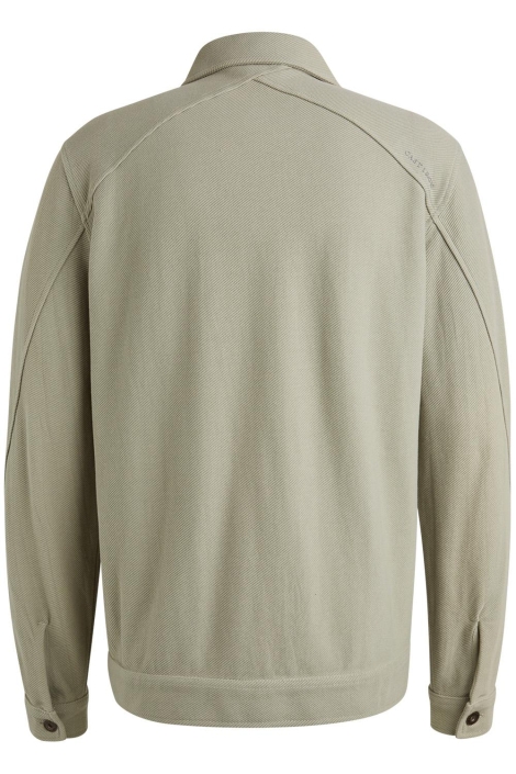 Cast Iron groene heren overhemd | Achteraanzicht