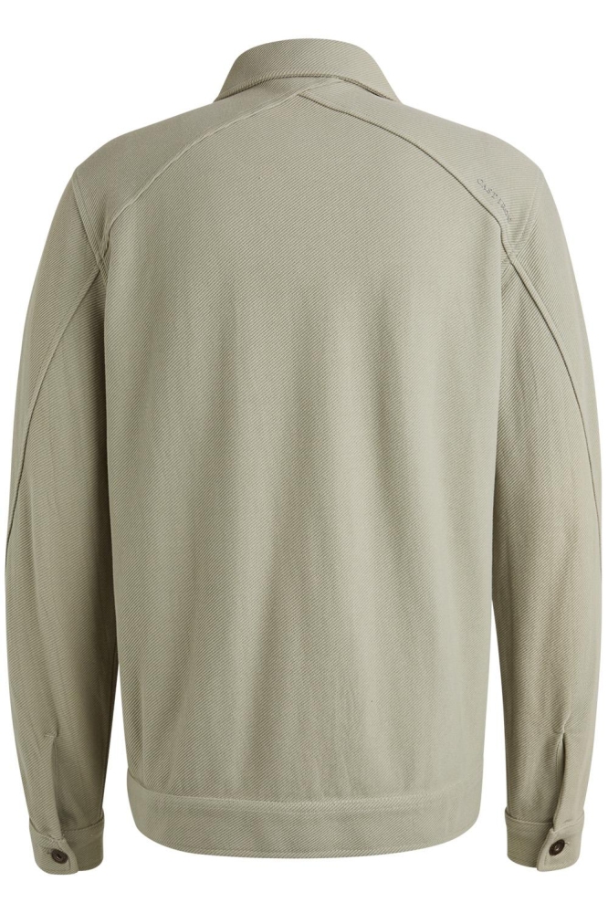 Cast Iron groene heren overhemd | Achteraanzicht