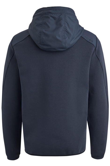 Cast Iron blauwe heren jas | Achteraanzicht