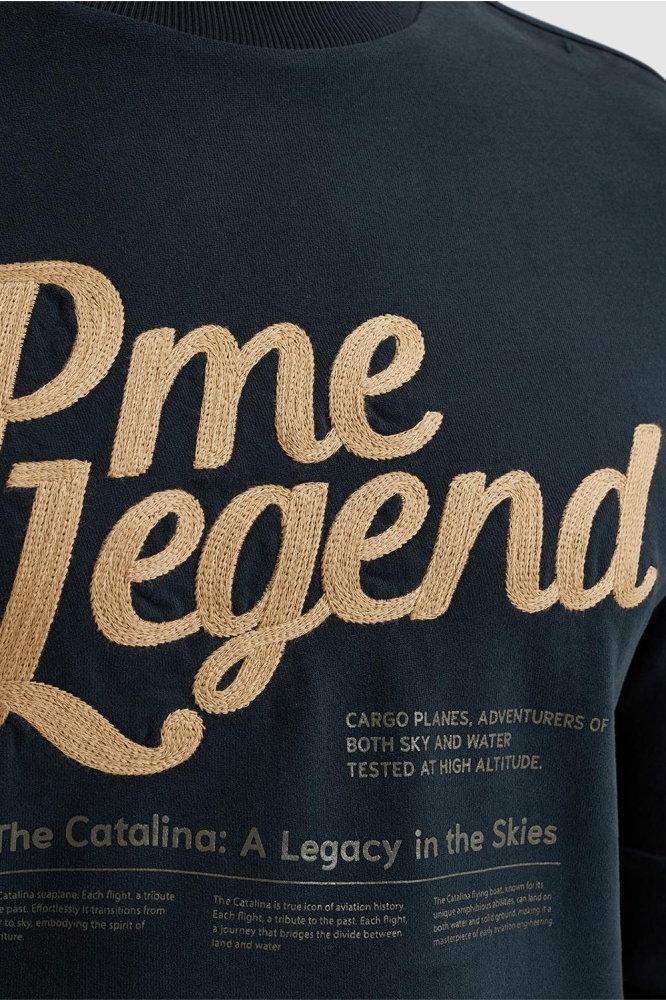 PME legend blauwe heren sweater | Unique Selling Point