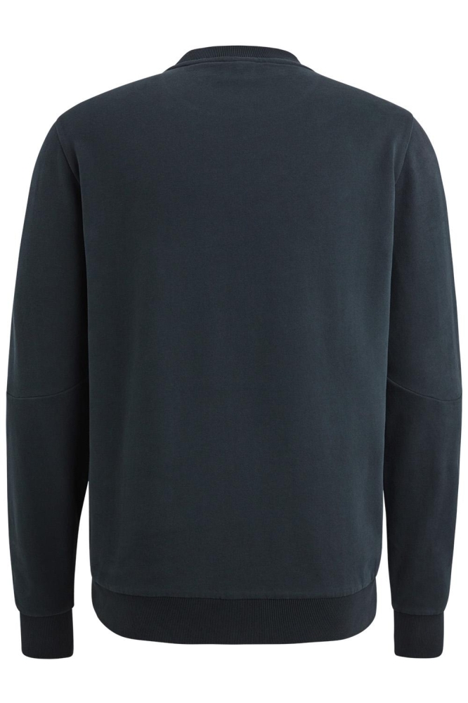 PME legend blauwe heren sweater | Achteraanzicht