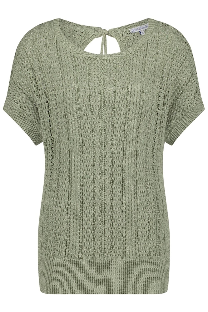 Red Button groene dames t-shirt | Vooraanzicht