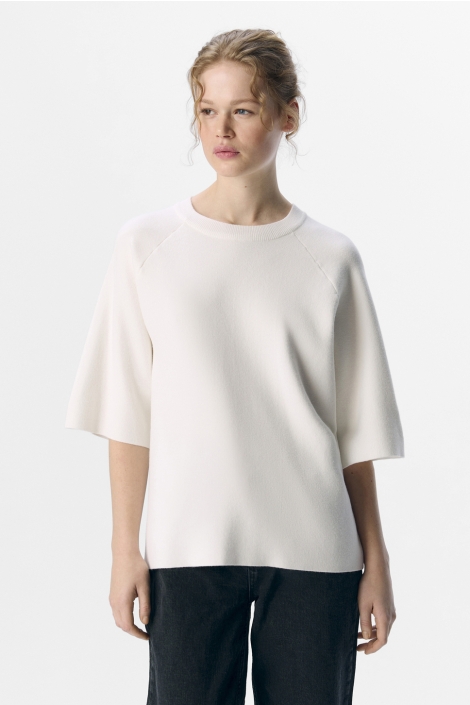 Object beige dames trui | Model