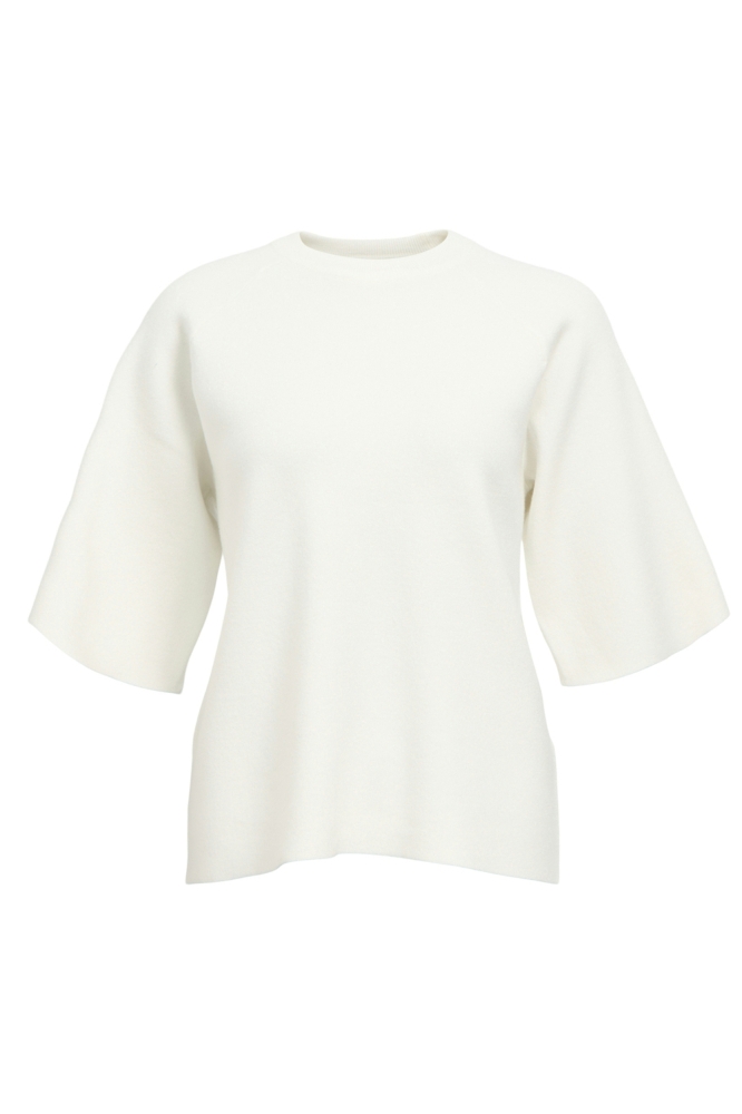 Object beige dames trui | Vooraanzicht