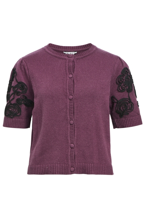 Object bordeaux dames vest | Vooraanzicht