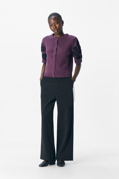 Object bordeaux dames vest | Model