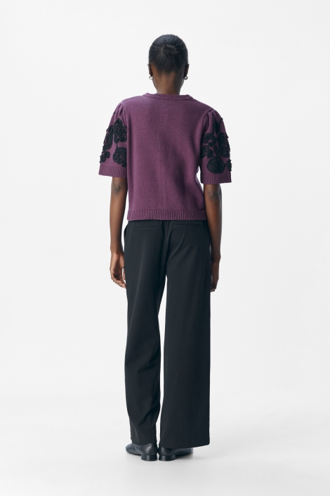 Object bordeaux dames vest | Model