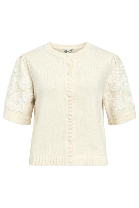 Object beige dames vest | Vooraanzicht