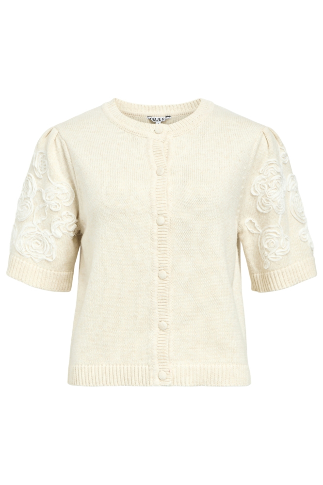 Object beige dames vest | Vooraanzicht