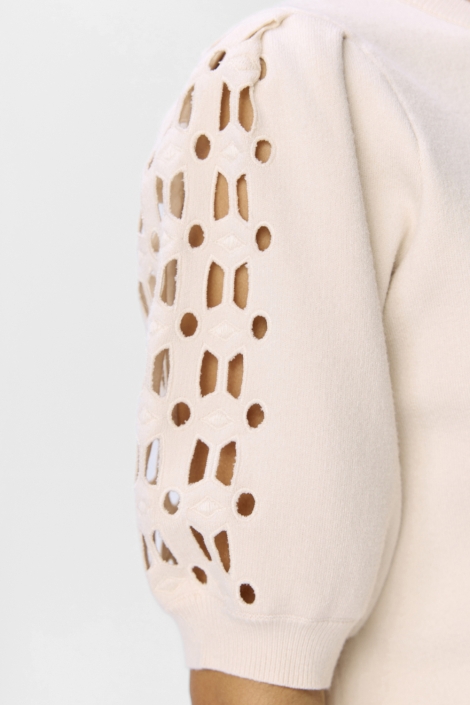 Object beige dames trui | Unique Selling Point