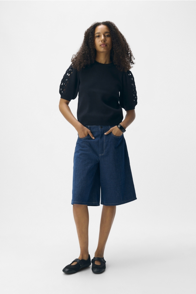 Object zwarte dames trui | Model