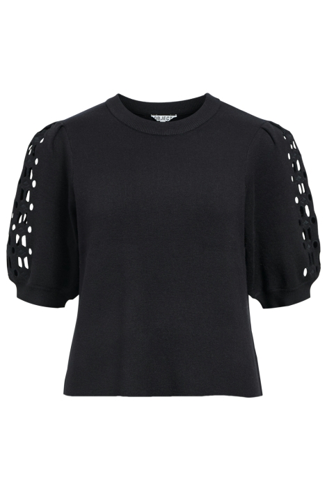 Object zwarte dames trui | Vooraanzicht