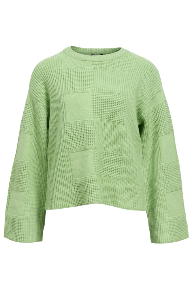 Object groene dames trui | Vooraanzicht