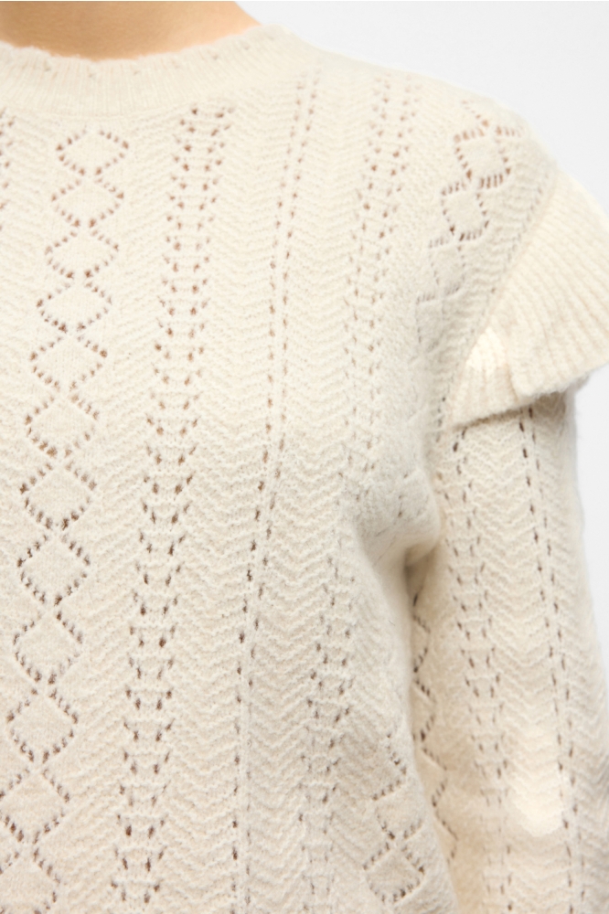 Object ecru dames trui | Close up