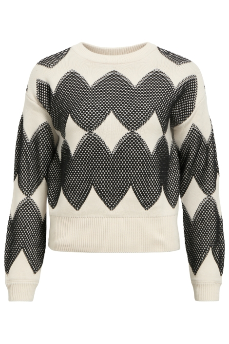 Object beige dames trui | Vooraanzicht