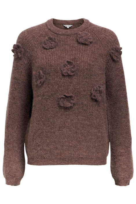 Object bruine dames trui | Vooraanzicht