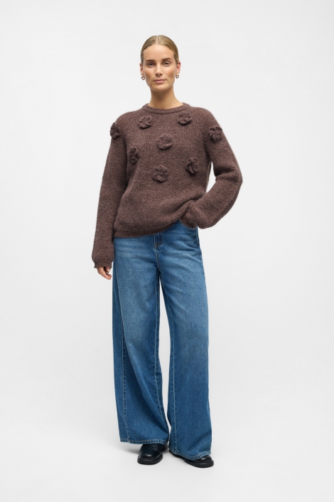 Object bruine dames trui | Model