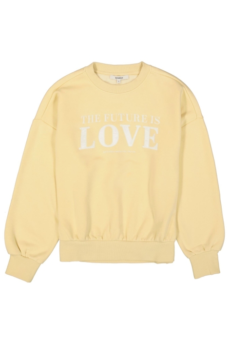 Garcia gele dames sweater | Vooraanzicht