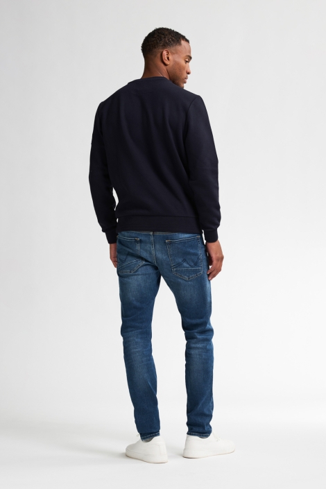 Petrol Industries blauwe heren trui | Model