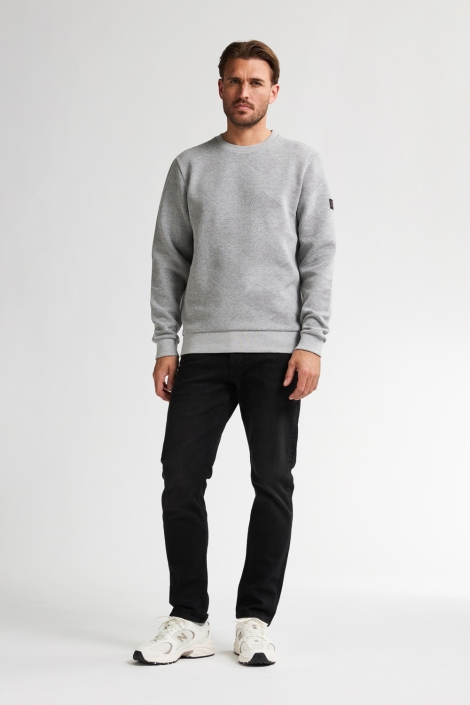 Petrol Industries grijze heren trui | Model