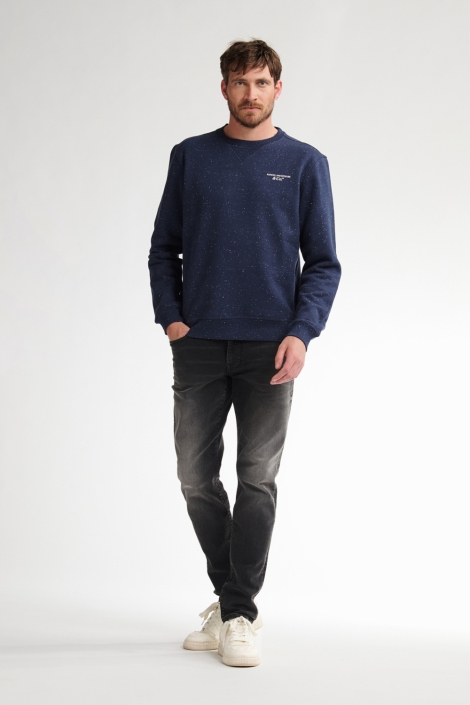 Petrol Industries blauwe heren sweater | Model