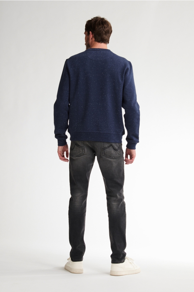 Petrol Industries blauwe heren sweater | Model