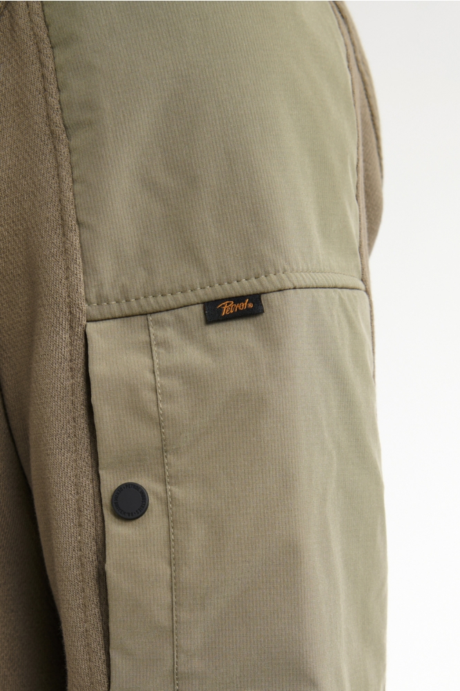 Petrol Industries groene heren sweater | Unique Selling Point