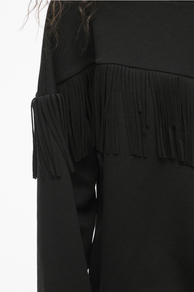 Vila zwarte dames sweater | Close up