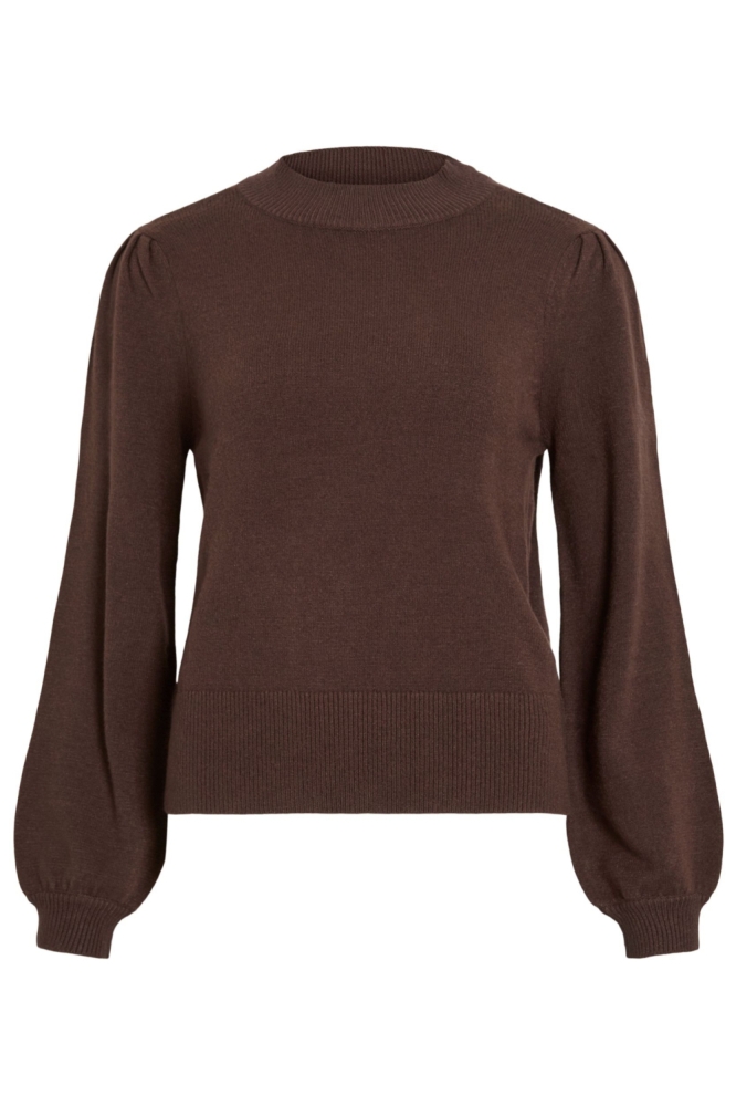 Vila bruine dames trui | Vooraanzicht