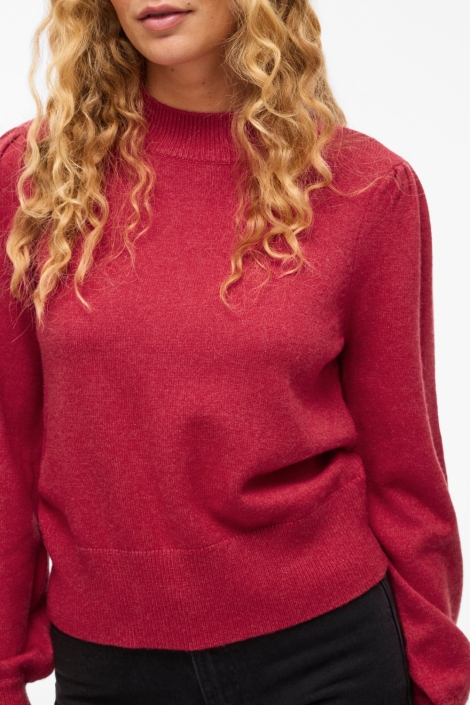 Vila rode dames trui | Close up
