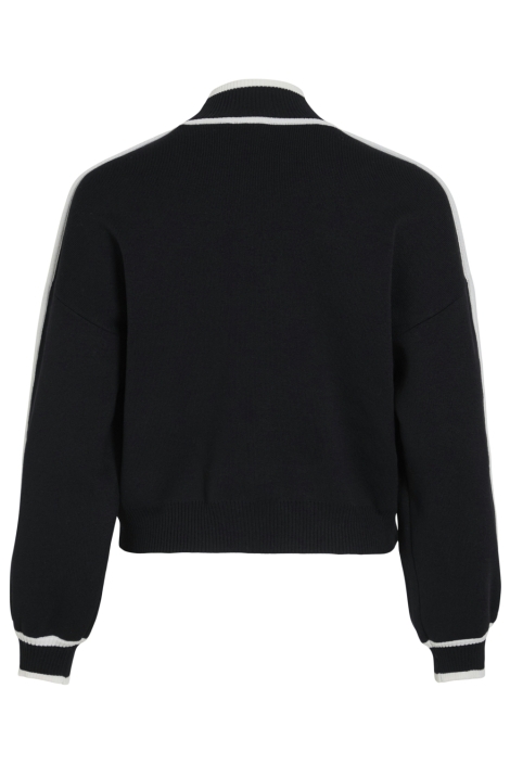 Vila zwarte dames trui | Achteraanzicht