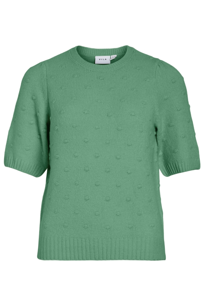 Vila groene dames trui | Vooraanzicht