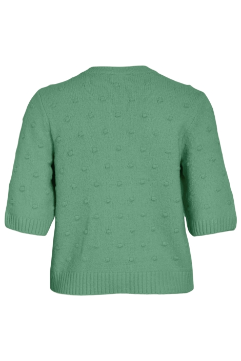 Vila groene dames trui | Achteraanzicht
