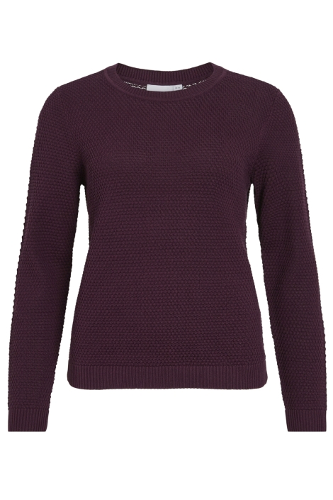 Vila bordeaux dames trui | Vooraanzicht