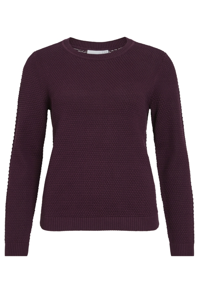 Vila bordeaux dames trui | Vooraanzicht