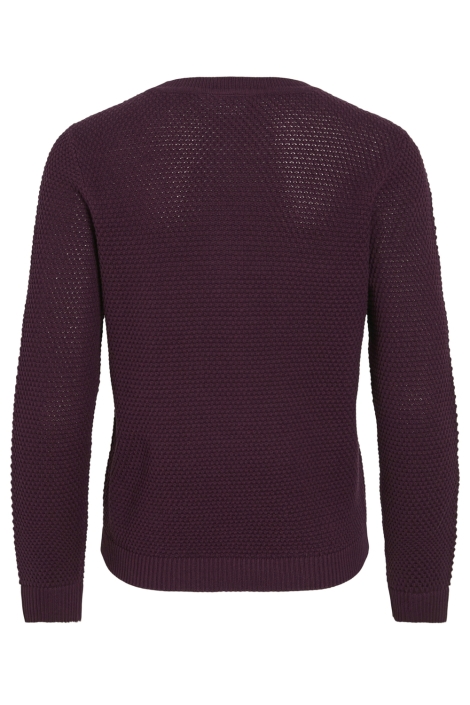 Vila bordeaux dames trui | Achteraanzicht