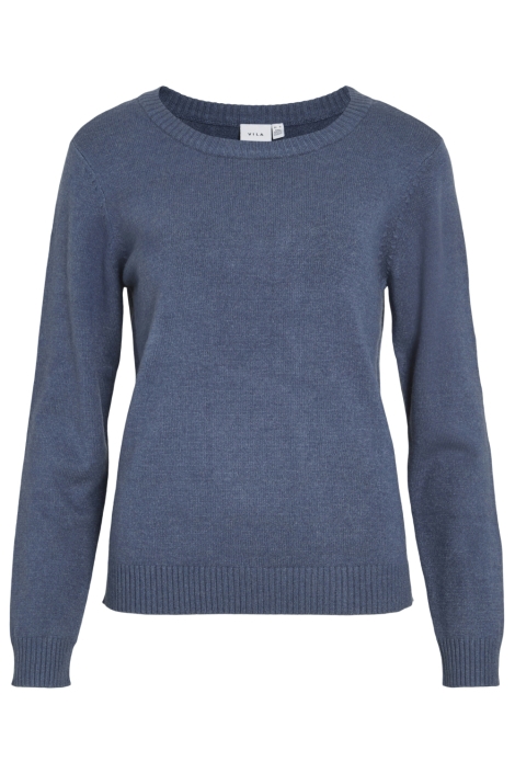 Vila blauwe dames trui | Vooraanzicht