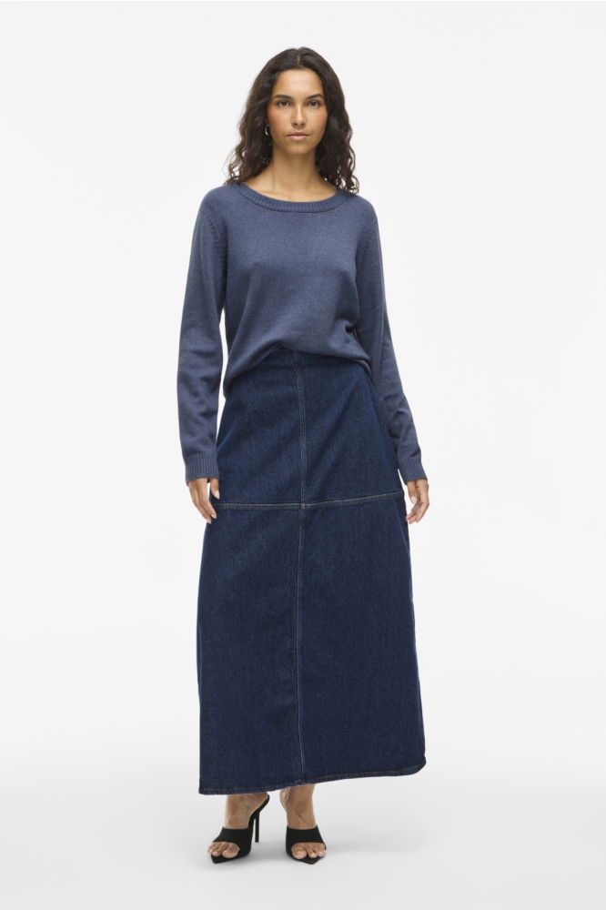 Vila blauwe dames trui | Model