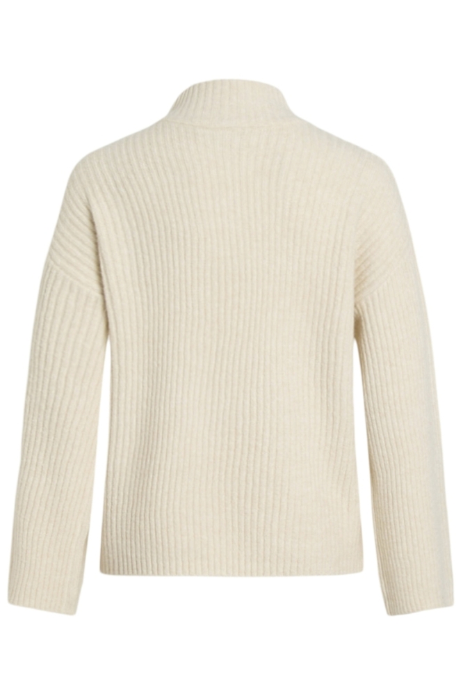 Vila beige dames trui | Achteraanzicht