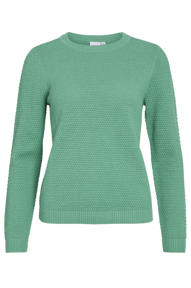 Vila groene dames trui | Vooraanzicht